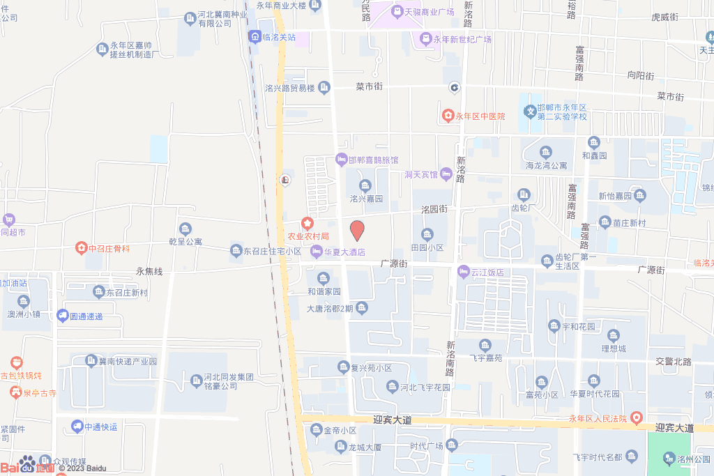 广源街北侧、洺兴路东侧、洺园街南侧
